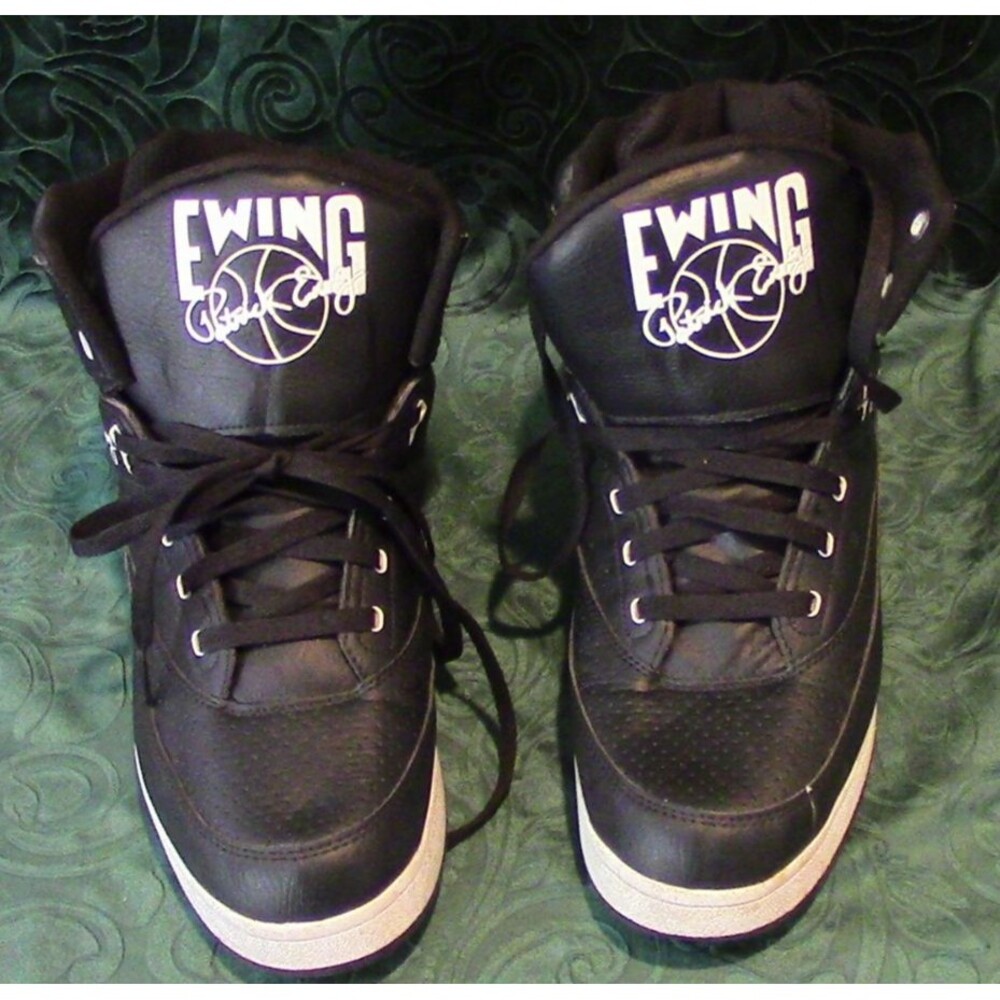 PATRICK EWING ATHLETICS 33 HI x ORION HYBRID Black/White size 11, pre-owned